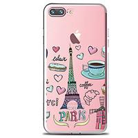 For IPhone 7 Case Back Cover Case TPU Lovely Tower Pattern for iPhone 7/ 7 Plus 6s/ 6 /6s Plus / 6 Plus/ SE / 5s / 5 /5C/ 4/4s