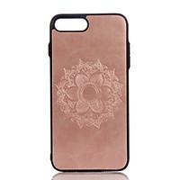 For Apple iPhone 7 Plus 7 PU Leather Laterial PC Datura Flowers Pattern Phone Case 6s Plus 6 Plus 6s 6 SE 5s 5