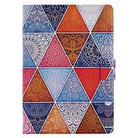 For Case Cover with Stand Flip Pattern Smart Touch Full Body Case Geometric Pattern Mandala Hard PU Leather for iPad 2017 iPad Pro 9.7 air2 air 2.3.4