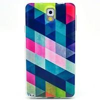 For Samsung Galaxy Note Pattern Case Back Cover Case Geometric Pattern TPU Samsung Note 3