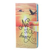 For Huawei Case / P8 Lite with Stand Case Full Body Case Word / Phrase Hard PU Leather Huawei Huawei P8 Lite / Huawei Honor 5X