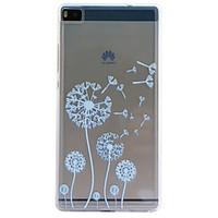 for huawei case p8 p8 lite transparent embossed case back cover case d ...