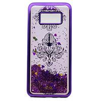 For Samsung Galaxy S8 Plus S8 Case Cover Plating Flowing Liquid Pattern Back Cover Case Flower Glitter Shine Soft TPU for S7 edge S7
