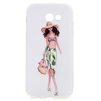 For Samsung Galaxy A5(2017) A3(2017) Phone Case Bikini Girl Pattern Soft TPU Material Phone Case