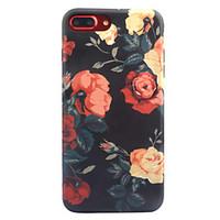 For Apple iPhone 7 7 Plus 6S 6 Plus Case Cover Flower Pattern Thicker TPU Material IMD Process Soft Case Phone Case