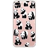 For Apple iPhone 7 7 Plus 6s 6 Plus Case Cover Panda Pattern Painted High Penetration TPU Material Soft Case Phone Case