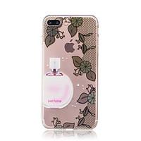 For Case Cover IMD Transparent Back Cover Case Lace Printing Sexy Lady Flower Soft TPU for iPhone 7 Plus 7 6s Plus 6 Plus 6s 6 SE 5S 5