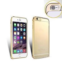 For iPhone 6 Case / iPhone 6 Plus Case Plating / Ultra-thin Case Bumper Case Solid Color Hard Metal iPhone 6s Plus/6 Plus / iPhone 6s/6