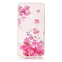 For Huawei P8 Lite (2017) P10 Lite Case Cover Plum Blossom Pattern HD Painted TPU Material IMD Process Phone Case P8 P9 Lite P10