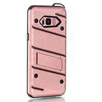 For Samsung Galaxy S8 Plus S8 Case Cover Shockproof with Stand Case Back Cover Case Solid Color Hard PC S7 S7Edge