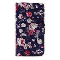 For Samsung Galaxy Case Card Holder / Wallet / with Stand / Flip Case Full Body Case Flower PU Leather Samsung Core Prime