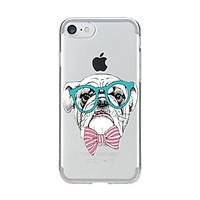 For Transparent Pattern Case Back Cover Case Cartoon Lovely Dog Soft TPU for IPhone 7 7Plus iPhone 6s 6 Plus iPhone 6s 6 iPhone 5s 5 5E 5C 4 4s