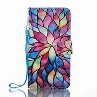 For Huawei P8 Lite (2017) Mate 9 Card Holder Wallet with Stand Flip Pattern Case Full Body Case Flower Hard PU Leather