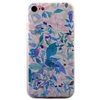 For iPhone 7 7 Plus 6s 6Plus Case Cover Flower Pattern TPU Frame Acrylic Backplane Painting Relief Phone Case