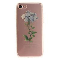 For iPhone 7 6S 6 TPU Material IMD Process a Flower Pattern Phone Case