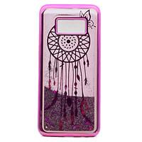 For Samsung Galaxy S8 Plus S8 Case Cover Plating Flowing Liquid Pattern Back Cover Case Dream Catcher Glitter Shine Soft TPU for S7 edge S7