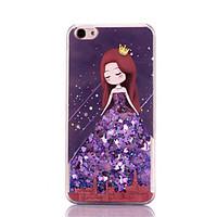 for iphone 7 pattern case back cover case quicksand long hair beauty p ...