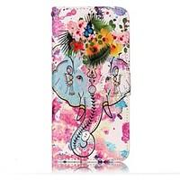 For Samsung Galaxy S8 S8 Plus Case Cover Elephants And Flowers Pattern Shine Relief PU Material Card Stent Wallet Phone Case S7 S6 S7 S6 Edge