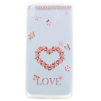 For Sony XA Ultra X COMPACT Case Cover Translucent Pattern Back Cover Case Heart Soft TPU for Sony Xperia C6 XA E5 X PERFOR