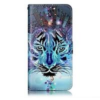 For iPhone 7 Plus 7 Tiger Pattern Varnishing Process Embossed PU Leather Material Phone Case 6S Plus 6S 6 5S SE 5