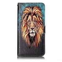 for iphone 7 plus 7 lion pattern varnishing process embossed pu leathe ...