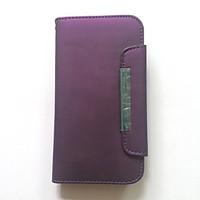 For Samsung Galaxy S3 Case Cover Card Holder Wallet with Stand Flip Pattern Full Body Case Solid Color Hard PU Leather