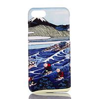 For Ultra-thin Pattern Case Back Cover Case Waves of The Sea Hard PC for Apple iPhone 7 Plus iPhone 7 iPhone 6s Plus/6 Plus iPhone 6s/6