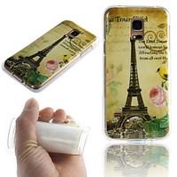 For Samsung Galaxy Case Pattern Case Back Cover Case Eiffel Tower TPU Samsung S5 Mini