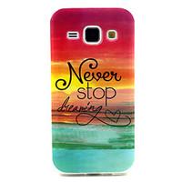 for samsung galaxy case pattern case back cover case word phrase tpu s ...