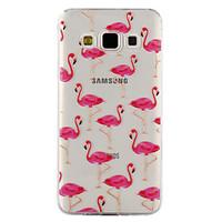 For Samsung Galaxy A3 A5 (2017) Case Cover Flamingo Pattern Drop Glue Varnish High Quality TPU Material Phone Case A3 A5