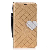 For Samsung Galaxy J7(2017) J5(2017) Diamond Pattern Heart Magnetic Buckle PU Leather Material Wallet Function Phone Case For J510 J310 J3