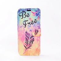For Samsung Galaxy S8 Plus S8 Card Holder with Stand Flip Pattern Case Full Body Case Feathers Hard PU Leather for S7 edge S7