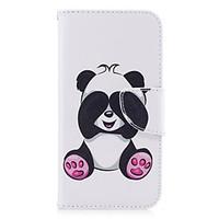 For Samsung Galaxy A5 (2017) A3 (2017) Case Cover Panda Pattern PU Material Card Stent Wallet Phone Case Galaxy A5 (2016) A3 (2016)