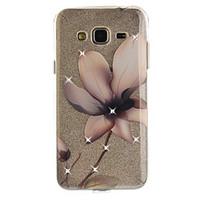 For Samsung Galaxy J2 J3 J5 (2016) Prime Case Cover Magnolia Flower Pattern HD Painted Drill TPU Material IMD Process High Penetration Phone Case
