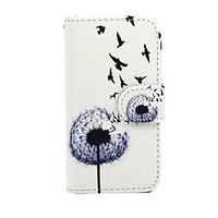 For Nokia Case Wallet / Card Holder / with Stand Case Full Body Case Dandelion Hard PU Leather Nokia Nokia Lumia 635