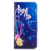 For Samsung Galaxy S8 S8 Plus Case Cover Butterfly Pattern PU Material Card Stent Wallet Phone Case Galaxy S7 S6 edge