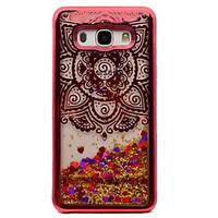 For Samsung Galaxy J5 (2016) J3 J3 (2016) Case Cover Plating Flowing Liquid Pattern Back Cover Case Mandala Glitter Shine Soft TPU