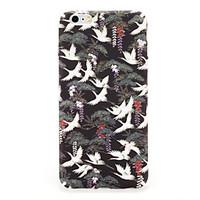 For Apple iPhone 7 7Plus Case Cover Pattern Back Cover Case crane bird Animal Hard PC 6s plus 6 plus 6s 6