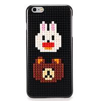 For DIY Block Building Case Cartoon Pattern Back Cover Case Hard PC for Apple iPhone 7 7 Plus 6s 6 Plus