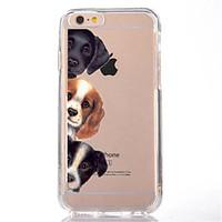 For iPhone 7 Cartoon Dog TPU Soft Ultra-thin Back Cover Case Cover For Apple iPhone 7 PLUS 6s 6 Plus SE 5s 5 5C 4S 4