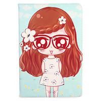 For Apple iPad Mini1 2 3/4 Case Cover with Stand Flip Pattern Full Body Case Sexy Lady Flower Hard PU Leather