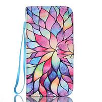 For Samsung Galaxy S7 Edge Wallet / Card Holder / with Stand / Flip Case Full Body Case Flower PU Leather Samsung S7 edge / S7