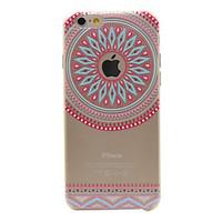 For iPhone 6 Case / iPhone 6 Plus Case Transparent / Pattern Case Back Cover Case Mandala Soft TPU for iPhone 6s Plus/6 Plus / iPhone