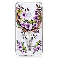 For Huawei P8 Lite(2017) P10 Case Cover Sika Deer Pattern Luminous TPU Material IMD Process Soft Case Phone Case P10 Lite P9 Lite P8 Lite