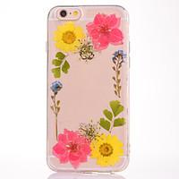 For iPhone 7Plus 7 TPU Material Really Flower Series Phone Case 6s Plus 6Plus 6S 6
