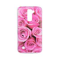 For LG V20 V10 K10 K8 K7 G5 G4 G3 Case Cover Flower Pattern Back Cover Soft TPU