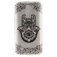 For LG K10 K7 Case Cover Palm Flower Pattern HD Painted Drill TPU Material IMD Process High Penetration Phone Case K8