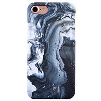 For Apple iPhone 7 7Plus 6S 6Plus Case Cover Marble Pattern Inside And Outside Matte PC Material Phone Case