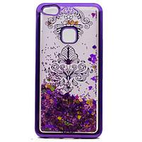 For Huawei P10 Lite P8 Lite (2017) TPU Material Plating Laser Carving Quicksand Phone Case P10