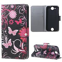For Acer Case Wallet / Card Holder / with Stand / Flip / Pattern Case Full Body Case Butterfly Hard PU Leather for Acer